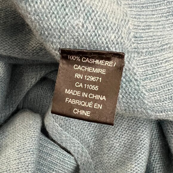 100% Cashmere Relaxed Fit Oversized Knit Sweater Quiet Luxury Understated Luxe - Picture 7 of 10